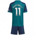 Günstige Fußballtrikots Arsenal Martinelli 11 Kinder 3rd trikot 2023-24 Kurzarm